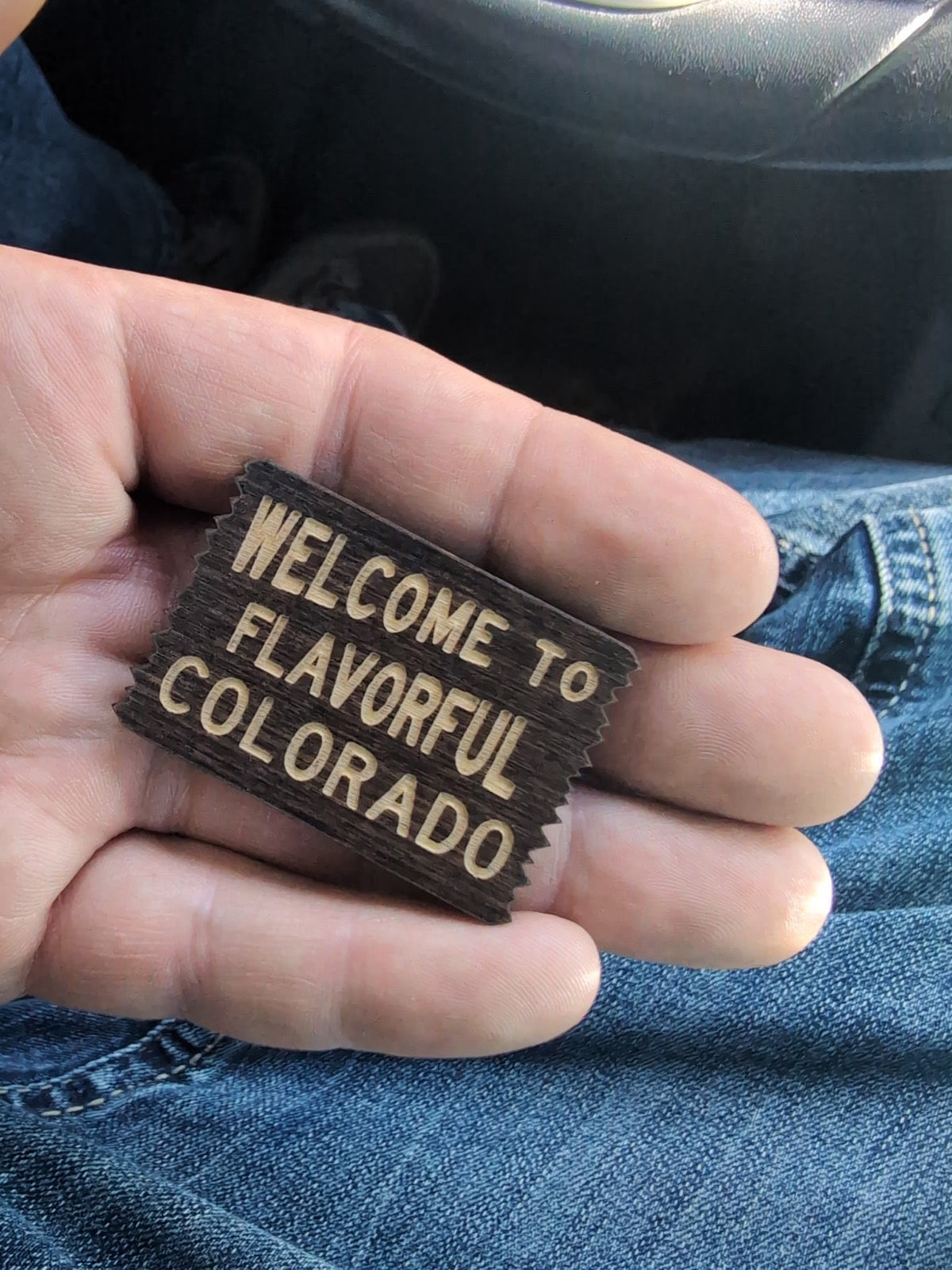 Welcome to Flavorful Colorado® Wooden Magnet