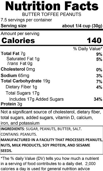 Butter Toffee Peanuts