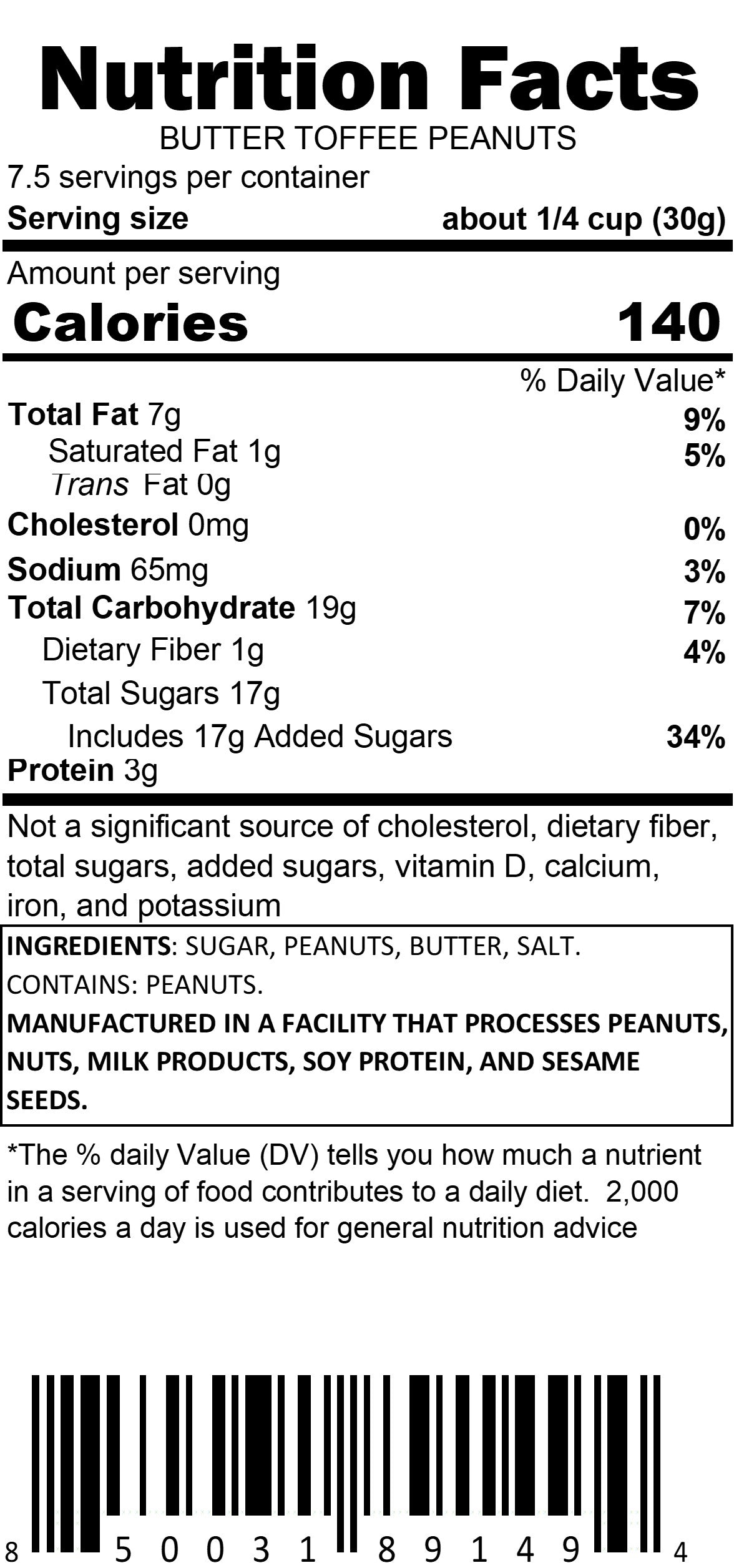 Butter Toffee Peanuts